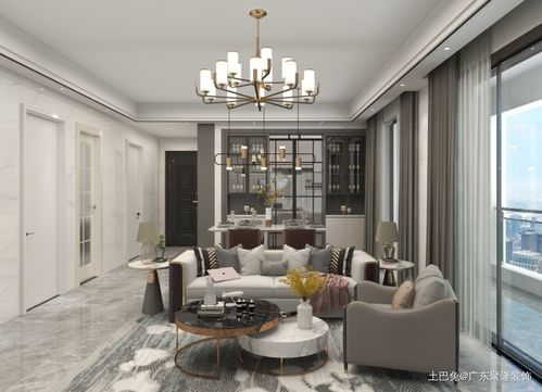 128㎡暗系輕奢風(fēng)四居室 承包恰到好處的精致
